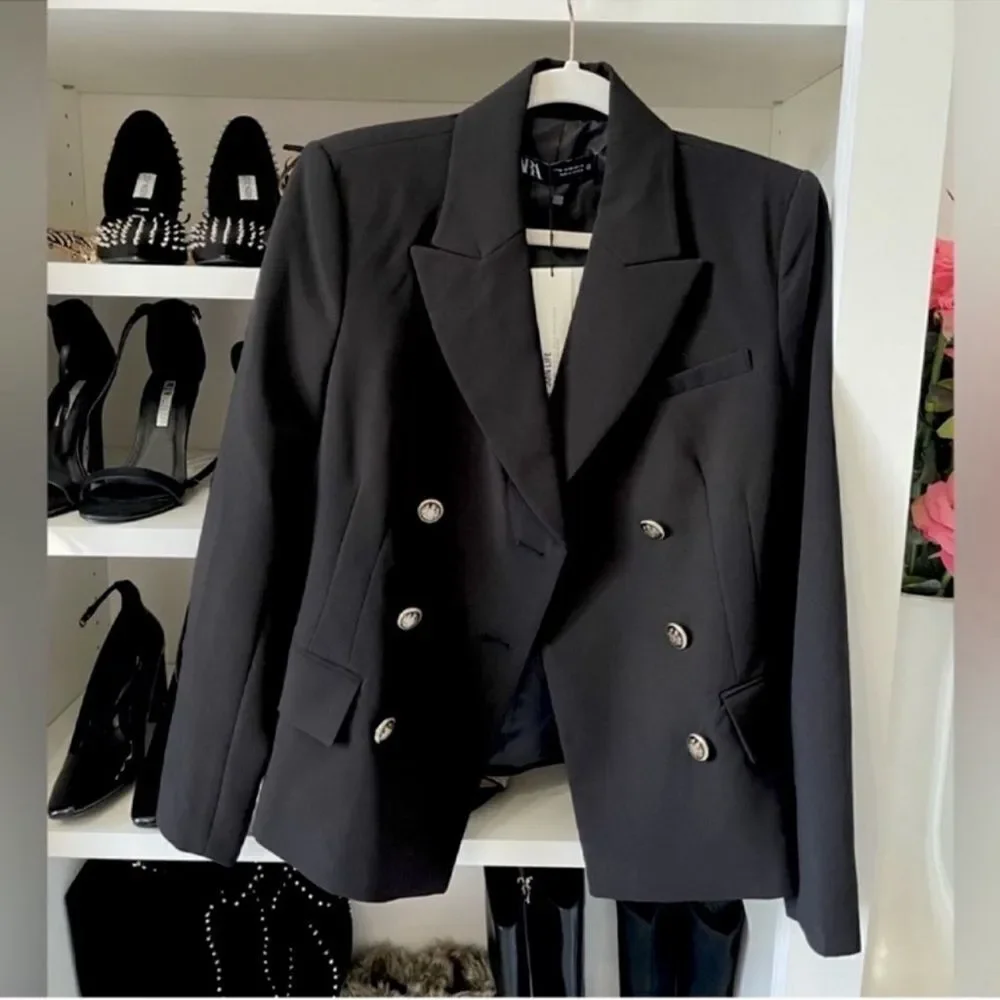 NWT TAILORED DOUBLE BREASTED BLAZER Size XS